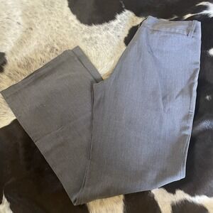 Hillard And Hanson Size 6 Gray Slacks Dress Pants Business Casual Stretch‎ EUC